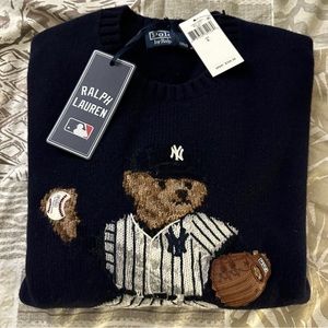 Polo Ralph Lauren Yankee Bear sweater size Large